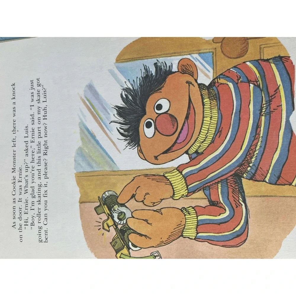 Sesame Street Fix It‎ Please Golden Press Childrens Book 1981 vintage